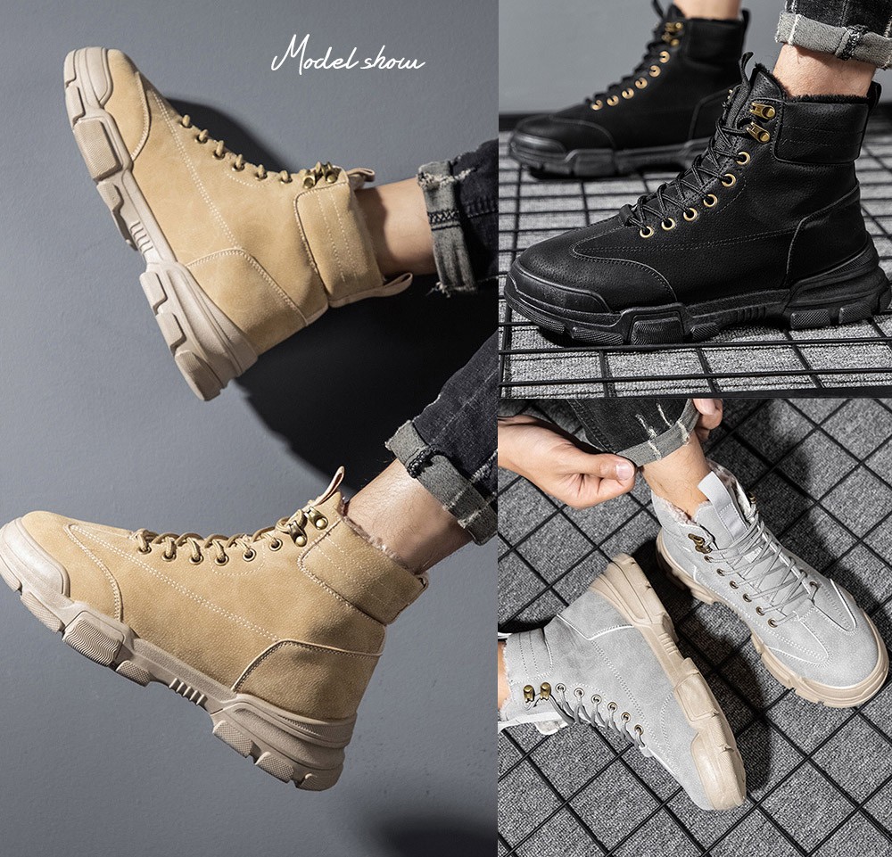 Retro Style Men's Tooling Boots show